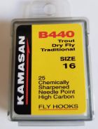 KAMASAN B440 FLY HOOKS SIZE 16